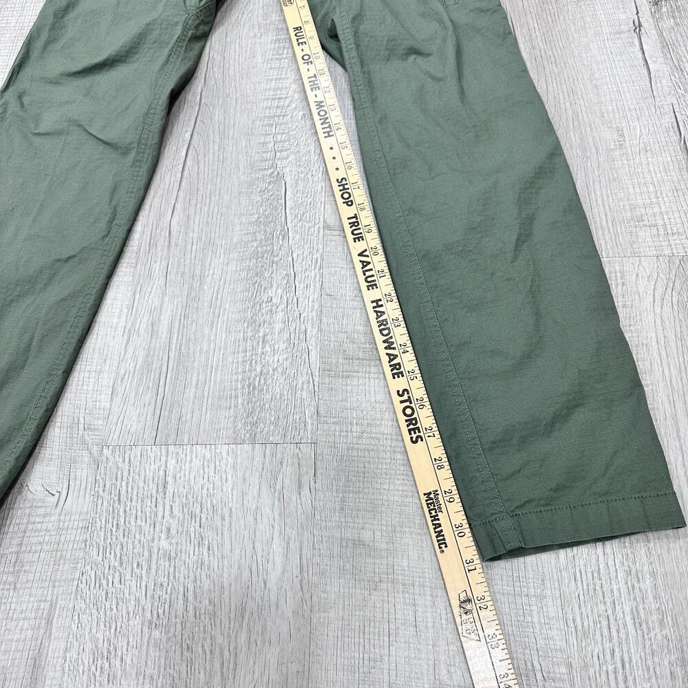 Vuori Womens Medium Ripstop Pants Green Organic Cotton Stretch - Picture 4 of 10